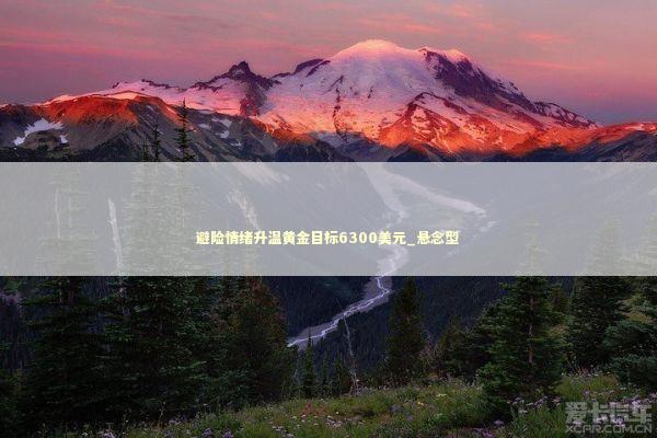 避险情绪升温黄金目标6300美元_悬念型
