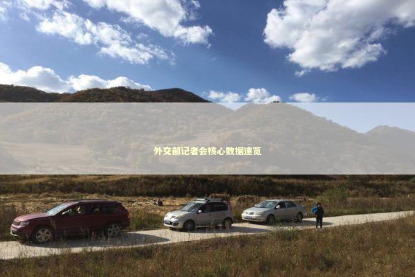 外交部记者会核心数据速览