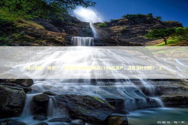 港口刚被“抢走”，李嘉诚火速清仓英国1100亿资产，决意落叶归根？_2