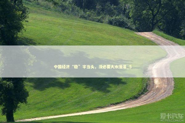 中国经济“稳”字当头，没必要大水漫灌_5