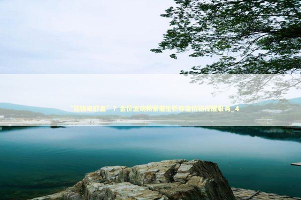 “花钱来盯盘”？金价波动频繁催生积存金价格提醒服务_4